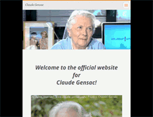 Tablet Screenshot of claude-gensac.com